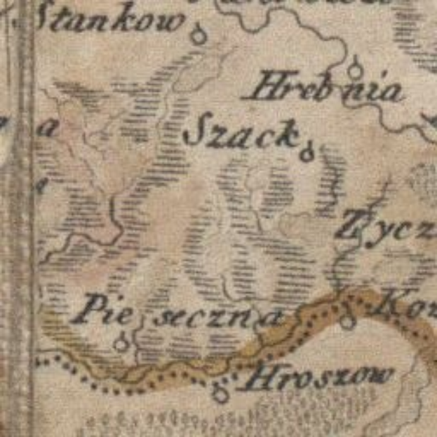 Ein altes Buch mit einer detaillierten Karte der Tschechischen Republik und der umliegenden Regionen auf dem Cover, begleitet von beschreibendem Text.