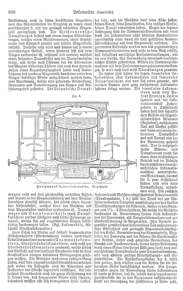 Ausführliches Schema einer Verbrennungsmaschine aus dem deutschen Patent 890,000,000, das Komponenten wie Kolben und Ventile zeigt.