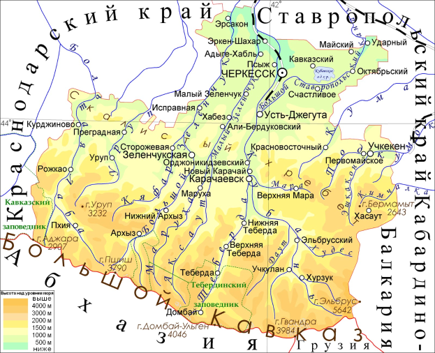 Detailierte Karte von Ukraine mit geografischen Merkmalen, Text, Zahlen und Grenzen auf einem Plakat.