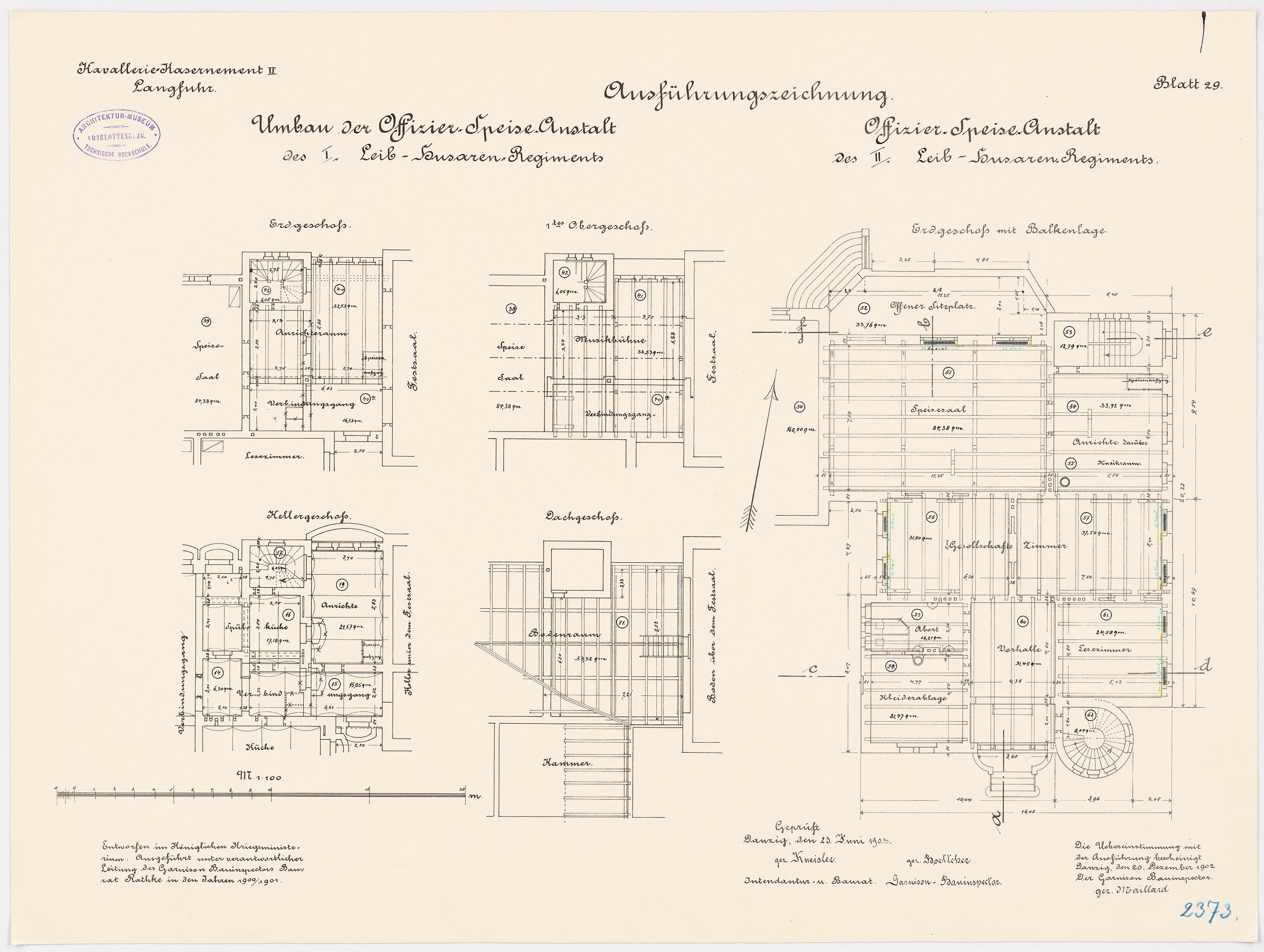 Ein detaillierter architektonischer Grundriss des ehemaligen Bundeskanzleramtes mit strukturellen Layouts und Anmerkungen.