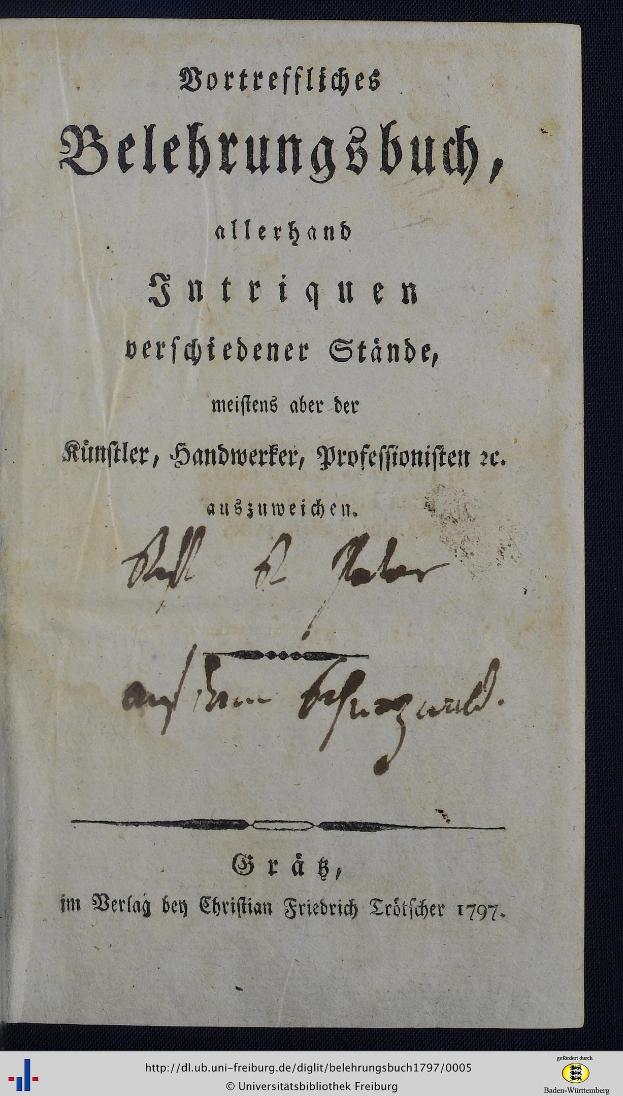 Black and white image of an old book with handwritten text on a black background.