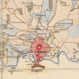 Old map of Kharkov, Russia, displaying streets, buildings, and landmarks within the boundaries of the Russian Empire.