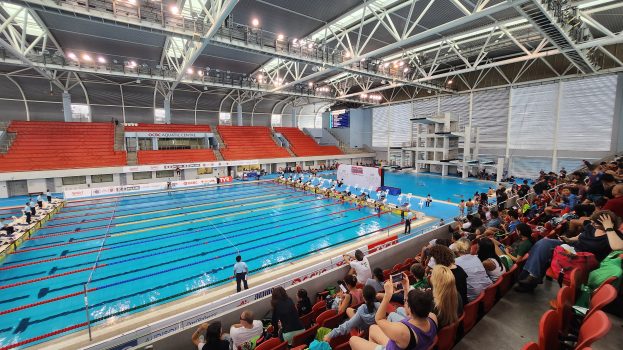DLRG Grefrath Gruppe nimmt an Saarland-Wettbewerb teil        DLRG Schwimmteam Grefrath bei Special Olympics