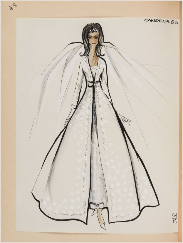 Perlen, Federn und Spitzen: Duas Hochzeitskleid ist ein Chanel Haute Couture-Traum