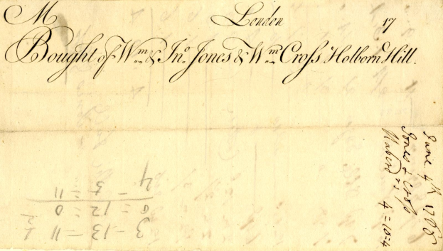 Alter handgeschriebener Scheck mit numerischen und textlichen Details, der eine Geldtransaktion anzeigt.