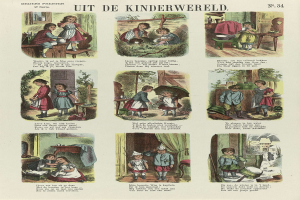 Blättern Durch Seiten Der Kindheit