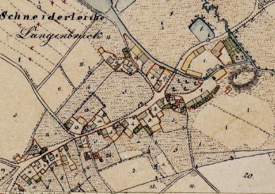 Detailed map of Leipzig, Germany, from an old book, showing streets, buildings, and landmarks on aged paper.