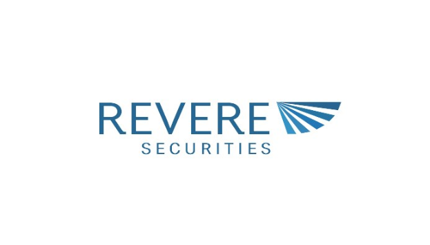 Weißer Hintergrund mit fettem schwarzem Text "Reverse Securities" und einem Schild-Logo mit blau-weißem Karomuster, das von einem dünnen schwarzen Rand umgeben ist.